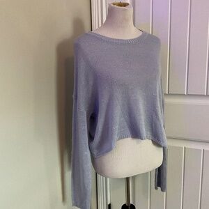 Forever 21 long sleeved crop sweater - size L